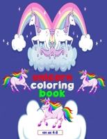 Unicorn Coloring Book for Kid Ages 4-8: unicorn drawings to color in this unicorn book for Kids ages 4-8 B09DJCLR4J Book Cover