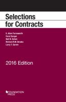Selections for Contracts: 2016 Edition (Selected Statutes) 1634602951 Book Cover
