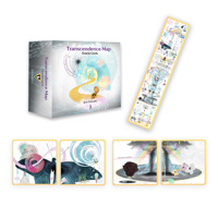 Transcendence Map Oracle: Alchemical Cartography for Remembrance and Navigation (46 Full-Color Cards and 112-Page Full-Color Guidebook) B0CTJJGXGX Book Cover