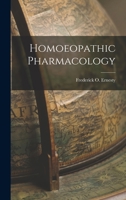 Homoeopathic Pharmacology 1017300372 Book Cover