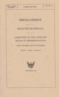 Impeachment: Selected Materials, November 1998 0160577039 Book Cover