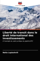 Liberté de transit dans le droit international des investissements 6203350095 Book Cover