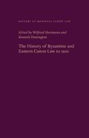 The History of Byzantine and Eastern Canon Law to 1500 0813216796 Book Cover