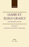 Iambi Et Elegi Graeci Volume 1 (Oxford University Press Academic Monograph Reprints) 0198152663 Book Cover