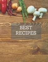 BEST Recipes: Notebook for saving recipes, kitchen notebook 1709243856 Book Cover