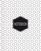 Notebook: Hexagonal Graph Paper Notebook/ 150 Pages / 8x10 Inch /Structuring Sketches/ Chemistry 197636440X Book Cover