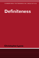 Definiteness (Cambridge Textbooks in Linguistics) 0521368359 Book Cover