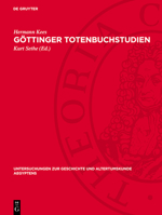 Göttinger Totenbuchstudien: Totenbuch Kapitel 69 Und 70 3112750225 Book Cover