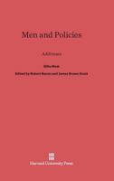 Men and Policies: Addresses 1258215233 Book Cover