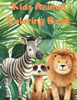 Kids Animal Coloring Book B0CWDVB49W Book Cover