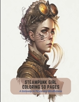Steampunk Girl Coloring 50 Pages: A Gateway to Peace and Mindfulness B0C2RF56WS Book Cover