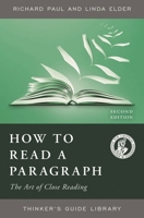 How to Read a Paragraph: The Art of Close Reading 0944583210 Book Cover
