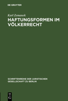 Haftungsformen im Völkerrecht 3110111357 Book Cover