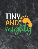 Tiny and mighty: The best week by week pregnancy journal notebook 1694714373 Book Cover