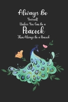 Always Be Yourself Unless You Can Be a Peacock Then Always Be a Peacock: Cute Peacock Design Notebook/journal With 120 Lined Pages / Special Gifts for Who Loves Peacocks 1706135548 Book Cover