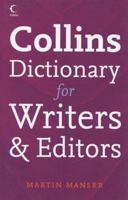 Collins Dictionary for Writers and Editors 0007203519 Book Cover