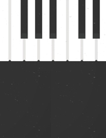 Piano Sheet Music Blank Notebook: Empty staff pages for composing and writing songs 1090630506 Book Cover