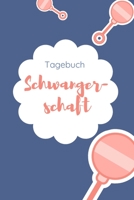 Tagebuch Schwangerschaft: 120 Seiten starkes liniertes Tagebuch ca. A5 Format f�r die Schwangerschaft im schicken Retro-Stil. 1082838926 Book Cover