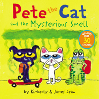 Pete the Cat and the Mysterious Smell 0062974246 Book Cover