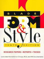 Form and Style: Research Papers, Reports, Theses 0395796555 Book Cover