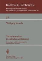 Verkehrsanalyse in Endlichen Zeitraumen: Grundlagen Und Erweiterungen Der Operationalen Analyse 3540115617 Book Cover