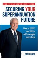 Securing Your Superannuation Future 0730377784 Book Cover