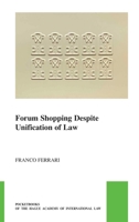 Forum Shopping Despite Unification of Law 9004502912 Book Cover
