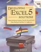 Developing Microsoft Excel Solutions 1556156847 Book Cover