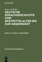 19. Und 20. Jahrhundert 3110143445 Book Cover