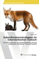 Subordinationsstrategien Im Osterreichischen Turkisch 3639462823 Book Cover