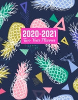 2020-2021 Two Year Planner: Cute Daily Weekly Monthly 2020-2021 Planner Organizer, Agenda, Schedule and To Do List Journal Product Code 00092124 1712524429 Book Cover
