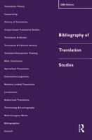 Bibliography of Translation Studies 1900650355 Book Cover