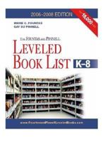 The Fountas & Pinnell Leveled Book List, K-8, 2006-2008 Edition (The Fountas & Pinnell Leveled Book List, K-8) 0325008191 Book Cover