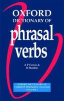 Oxford Dictionary of Phrasal Verbs 0194312852 Book Cover