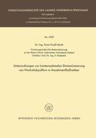 Untersuchungen Zur Kostenoptimalen Dimensionierung Von Werkstuckpuffern in Maschinenfliessreihen 3663065863 Book Cover