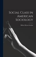 Social Class in American Sociology 1013632737 Book Cover
