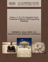 Barrett Co v. U S U.S. Supreme Court Transcript of Record with Supporting Pleadings 1270336797 Book Cover