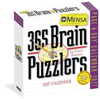 Mensa® 365 Brain Puzzlers Page-A-Day® Calendar 2027: Word Puzzles, Logic Challenges, Number Problems, and More 1523533641 Book Cover