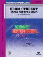 Student Instrumental Course Drum Student: Level III 075791019X Book Cover