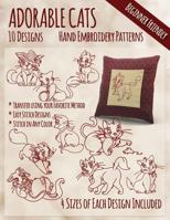 Adorable Cats Hand Embroidery Patterns 1530785847 Book Cover