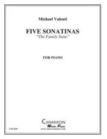 Five Sonatinas for Piano: The Family Suite 1500504343 Book Cover