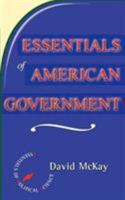 Essentials of American Politics (Essentials of Political Science) 0813367557 Book Cover