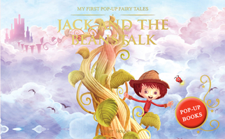 My First Pop Up Fairy Tales - Jack & The Beanstalk : Pop up Books for children 9389567378 Book Cover