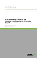2. UB Geschichte Klasse 11: Die Herrschaft des Peisistratos - Fluch oder Segen? 3640602153 Book Cover