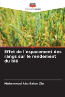 Effet de l'espacement des rangs sur le rendement du blé 6630211014 Book Cover