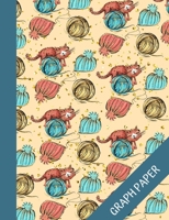 Knitting is my thing: Cute Graph Paper Composition Notebook 120 pages, Math Grid Paper Journal for Students, Quad Ruled 5 Squares per Inch, Adorable and Colorful Cover 1706028792 Book Cover
