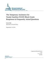 The Temporary Assistance for Needy Families (Tanf) Block Grant: Responses to Frequently Asked Questions 150250748X Book Cover