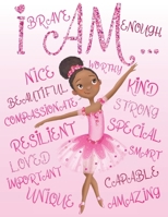 I Am Enough, I Am Special, I Am Unique: Positive Affirmations for African American Girls | Empowering Coloring Book for Black and Brown Girls with Natural Curly Hair B091R1ZFG5 Book Cover