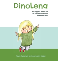 DinoLena: Het dappere meisje dat de Langerhanscelletjes zwemmen leert. 3952565687 Book Cover