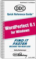 Quick Reference Guide for WordPerfect 6.1 for Windows 1562432575 Book Cover